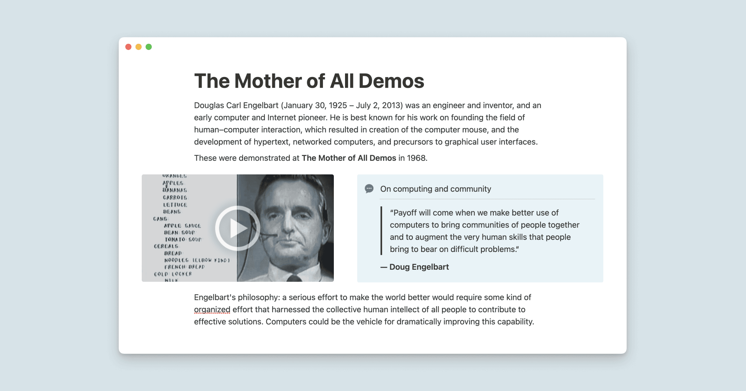 More improvements to editing