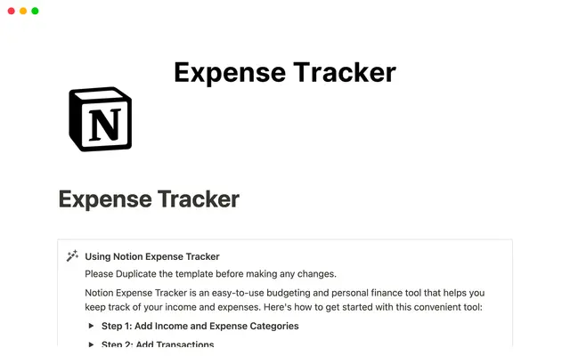 Expense Tracker
